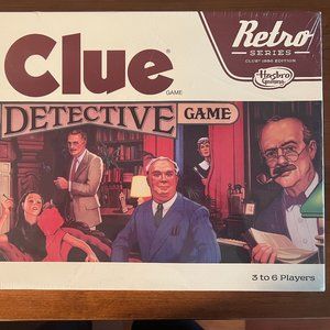 Board Game - Clue  Retro Series 1986 Edition New In Box Hasbro Gaming Made